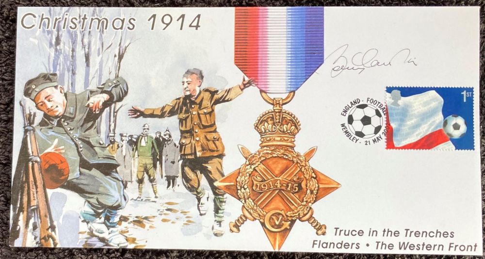 Lot 96: Football Legend Bobby Charlton signed Force cover comm....