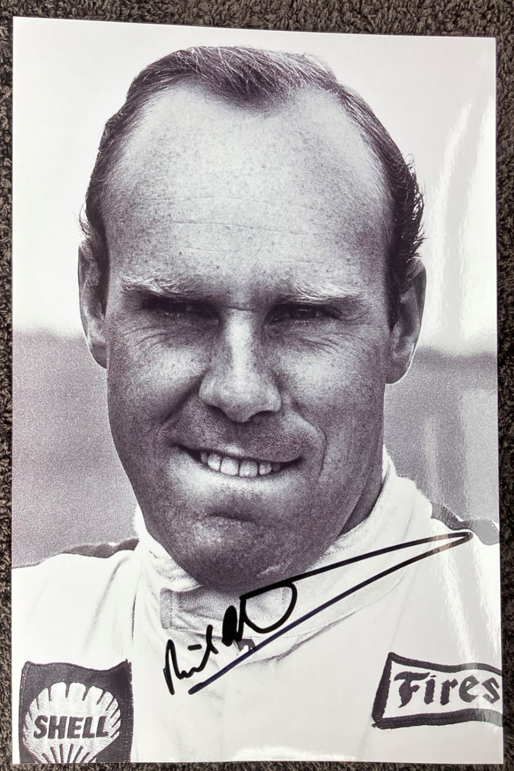 Lot 98: Richard Attwood F1 motor racing legend signed 12...