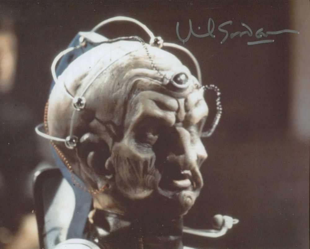 Lot 132: Doctor Who 8x10 photo signed by David Gooderson...