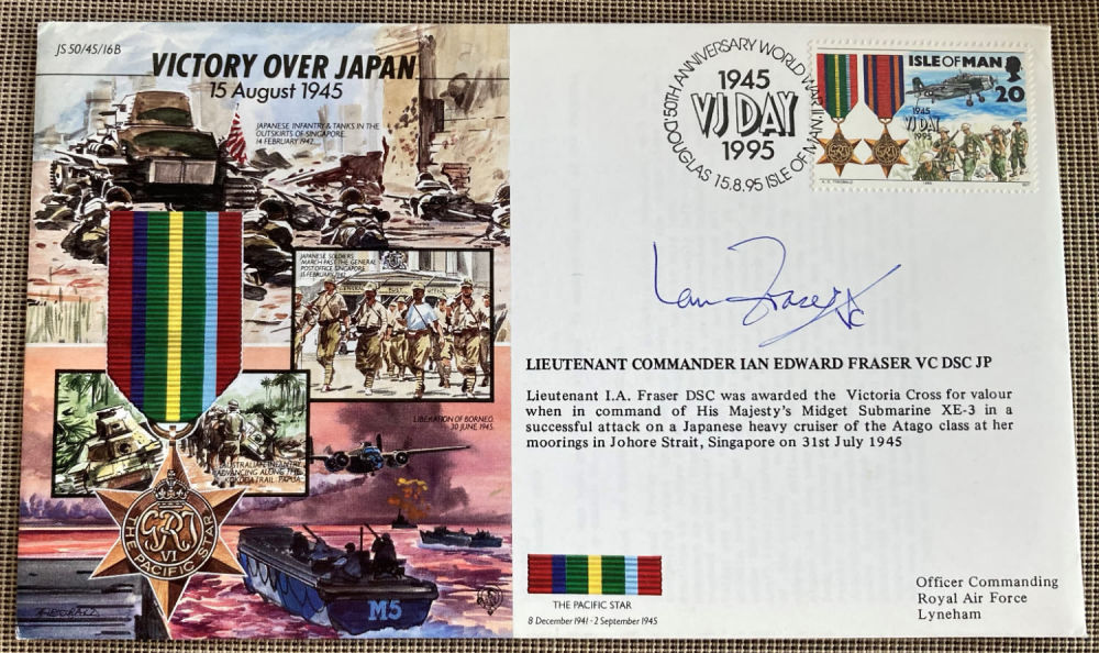 Lot 180: WW2 Victory over Japan 50th ann cover JS50/45/16b...