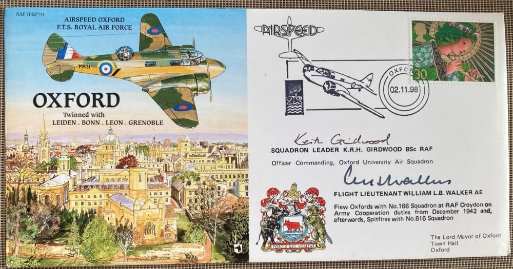 Lot 204: Sqn Ldr K Girdwood OC Oxford Air Sqn,...