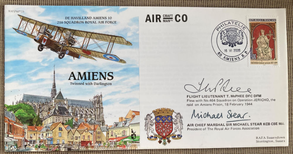 Lot 206: Flt Lt T McPhee DFC DFM Op Jerico...