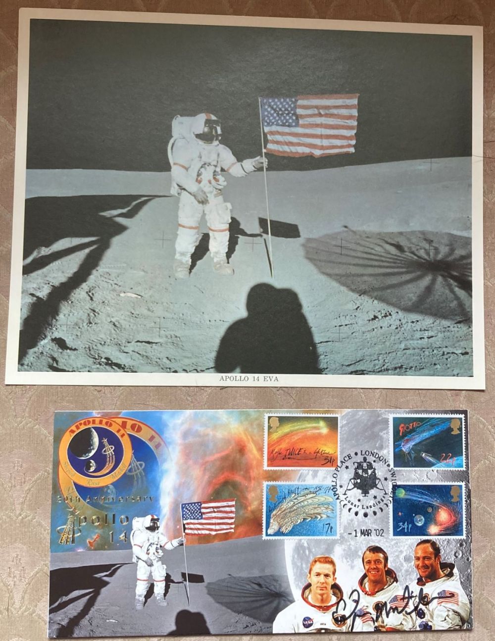 Lot 223: Apollo 14 Astronauts Dr Ed Mitchell signed 30th...