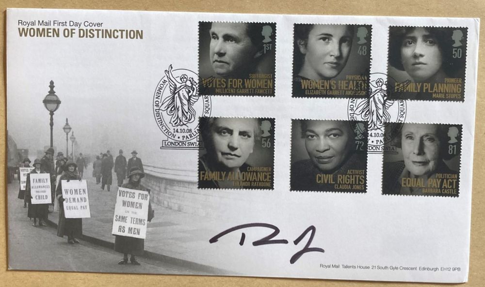 Lot 240: Prime Minister Teresa May signed 2008 Woman of...