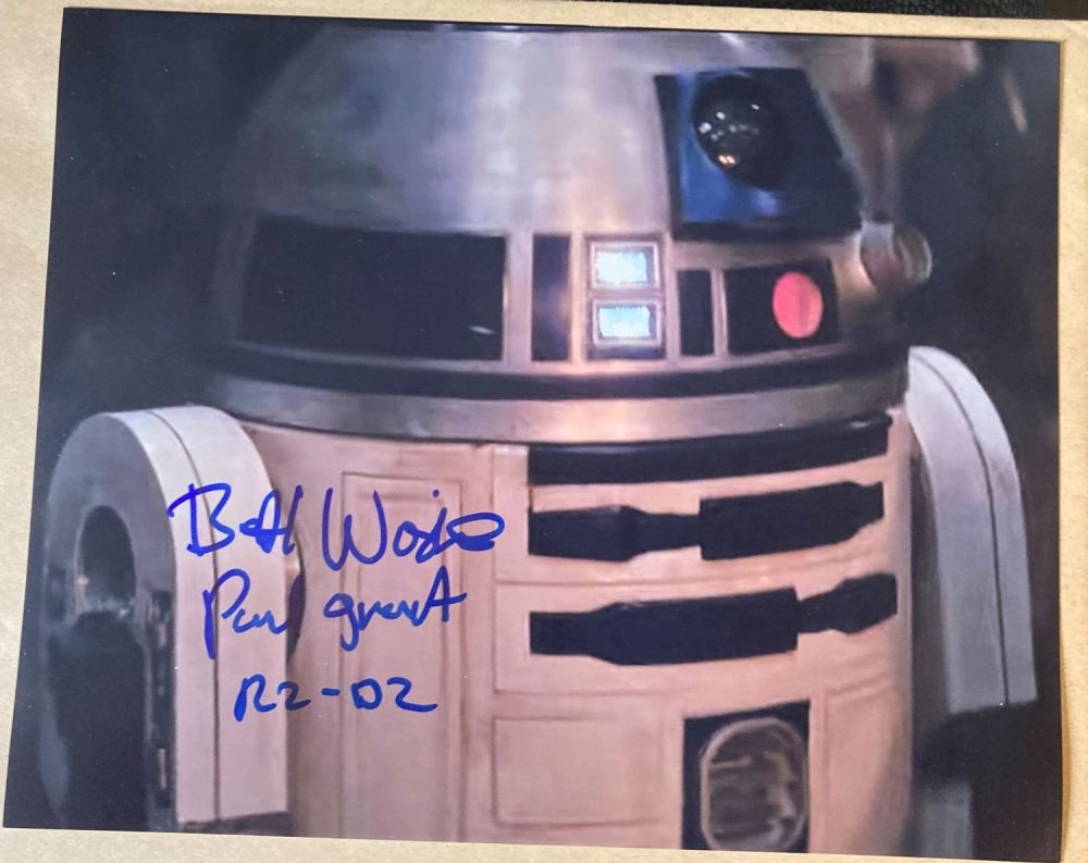 Lot 250: Star Wars R2D2 actor Paul Grant signed 10...