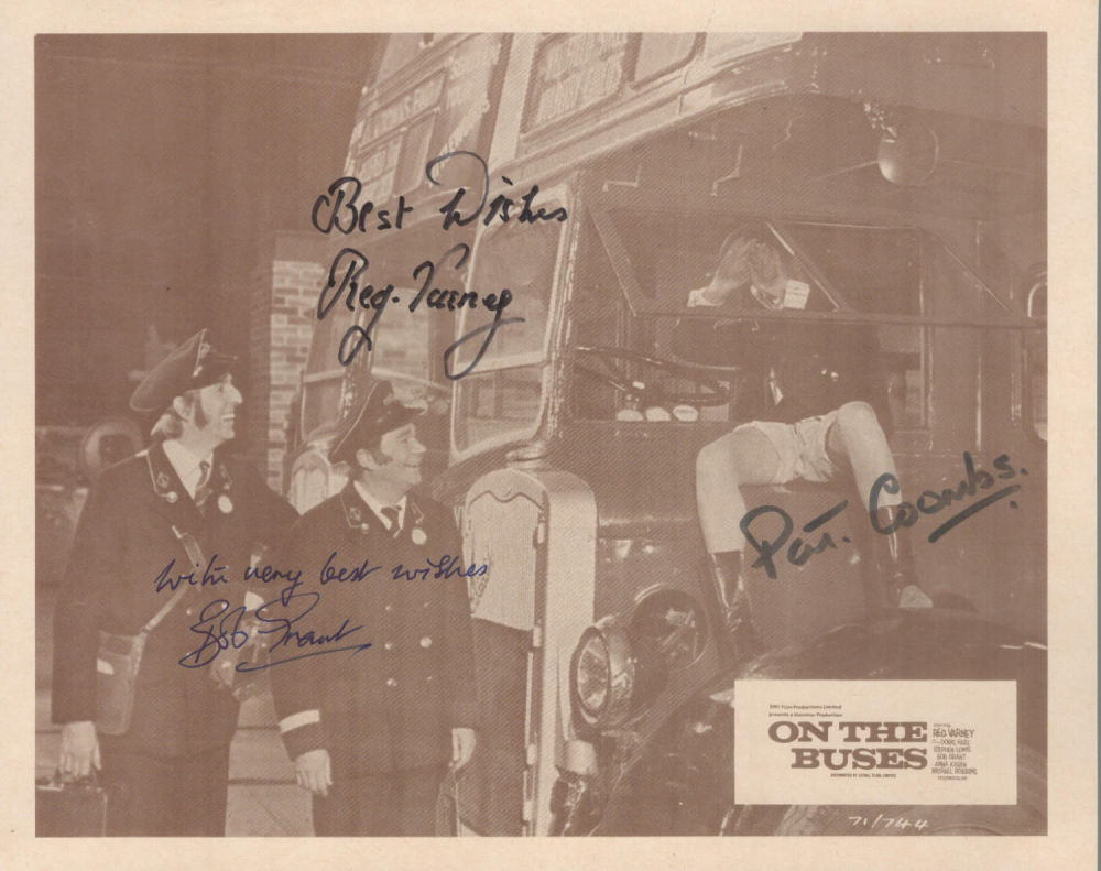 Lot 59: On The Buses, a 10x8 sepia style film...