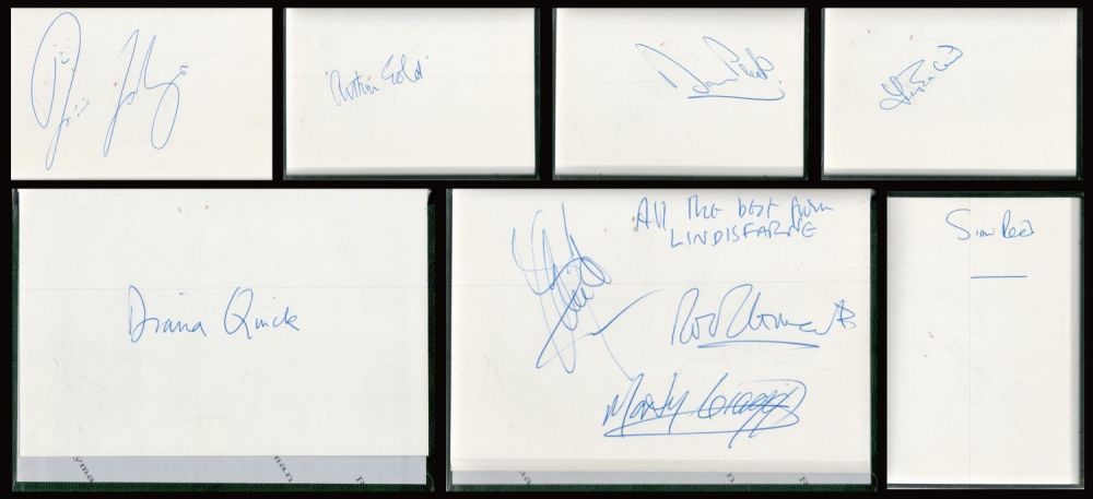 Lot 102: Tv and Film and Sport Autograph Book With...