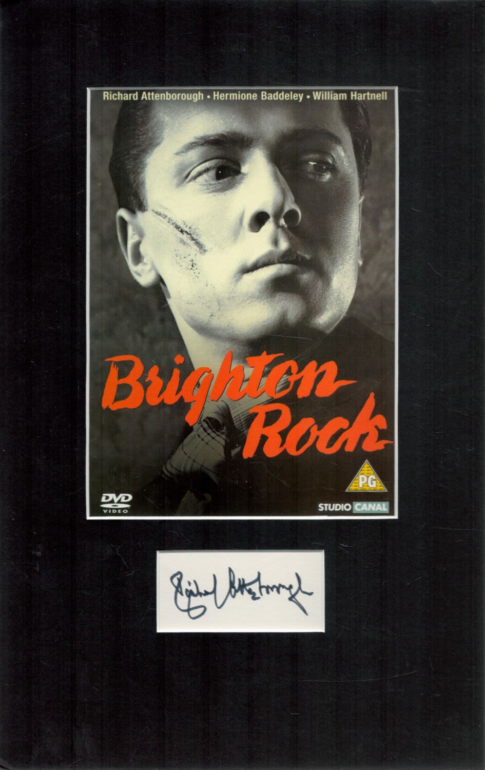 Lot 115: Tv and Film. Richard Attenborough Signed Signature Piece...