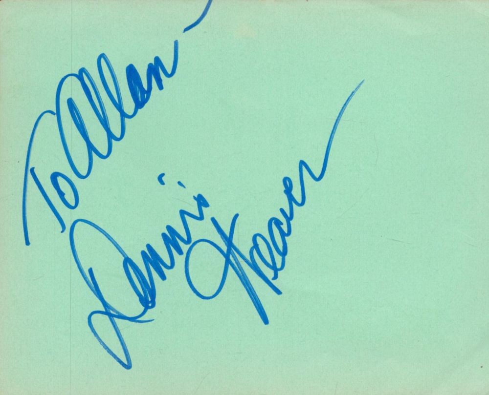 Lot 124: Tv and Film. Dennis Weaver Signed 5. 5...