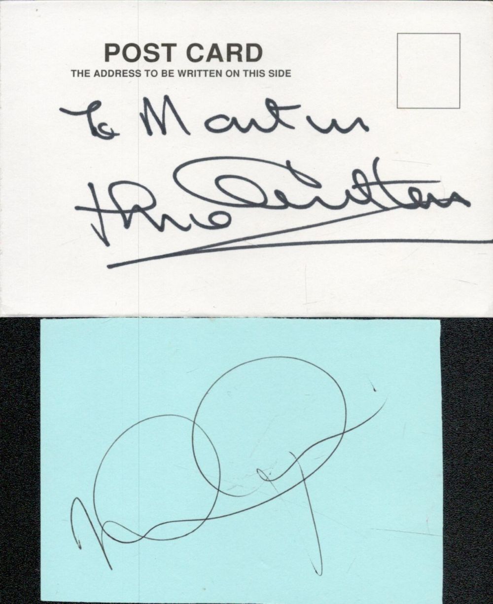 Lot 127: Football. Ian Wright and Jack Charlton Signed Separate...