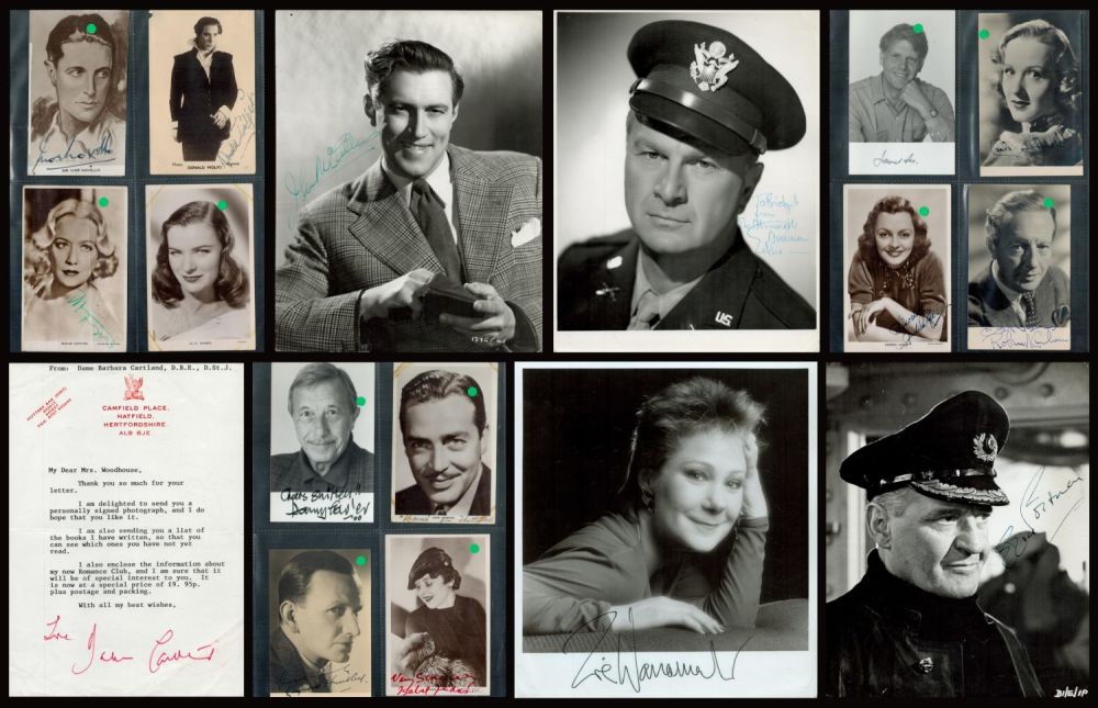 Lot 153: TV and Film Vintage Signed Collection of approx...