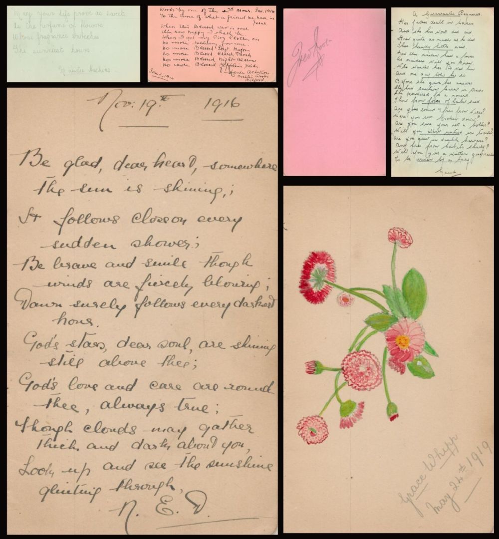 Lot 179: Vintage Autograph Book with Personal Notes, Inscriptions and...