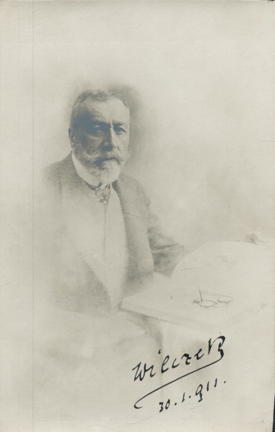 Lot 190: Hans Graf Wilczek Signed 5 x 3 inch...