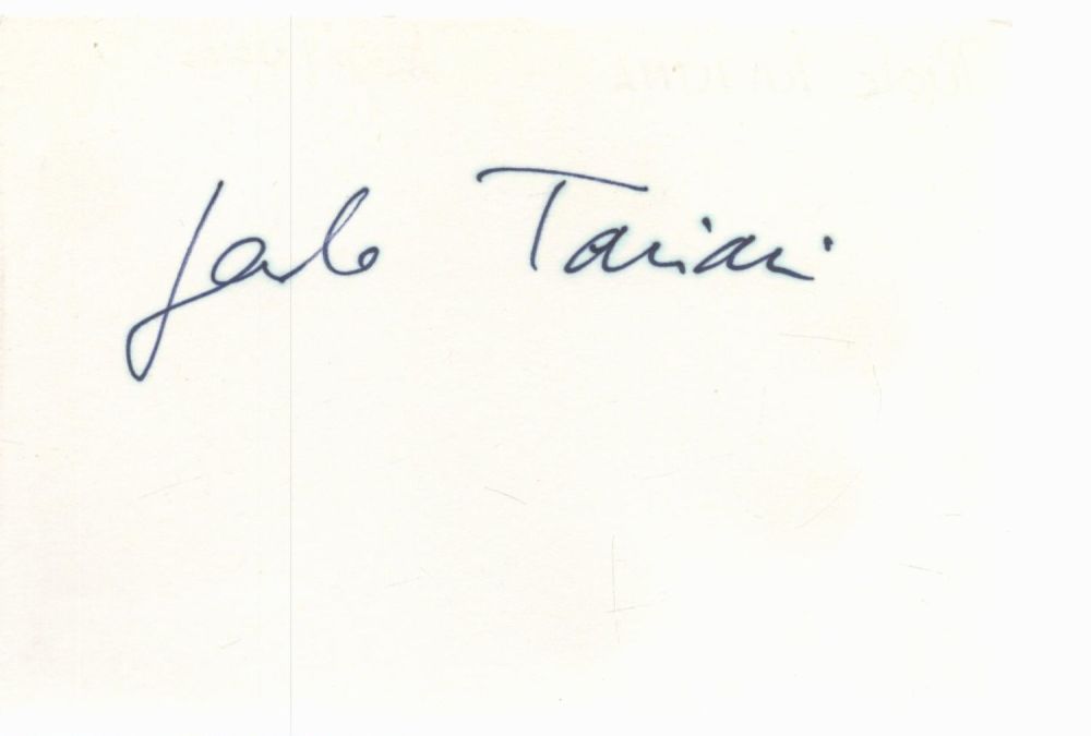 Lot 197: Tv and Film. Italian Film Director Paolo Taviani...