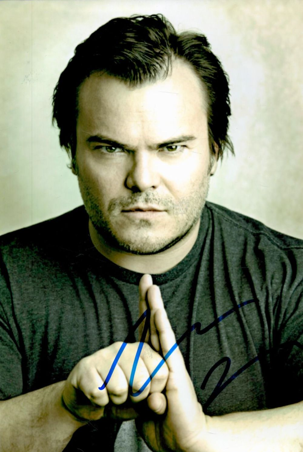 Lot 313: Jack Black signed 10x7 colour photo. Good Condition....