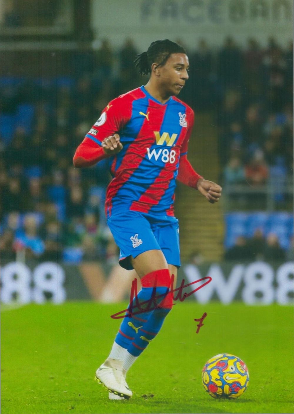 Lot 330: Michael Olise signed 12x8 inch colour photo. Good...