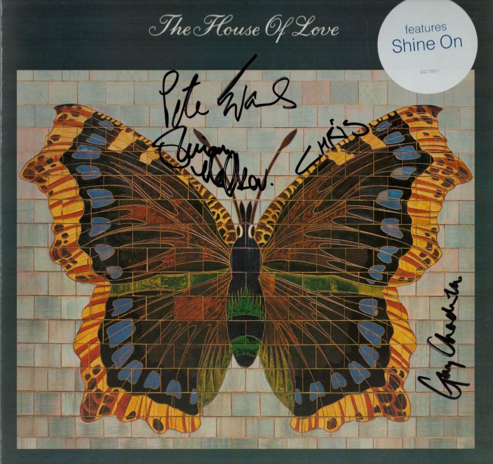Lot 383: The House Of Love signed LP. Signatures from...