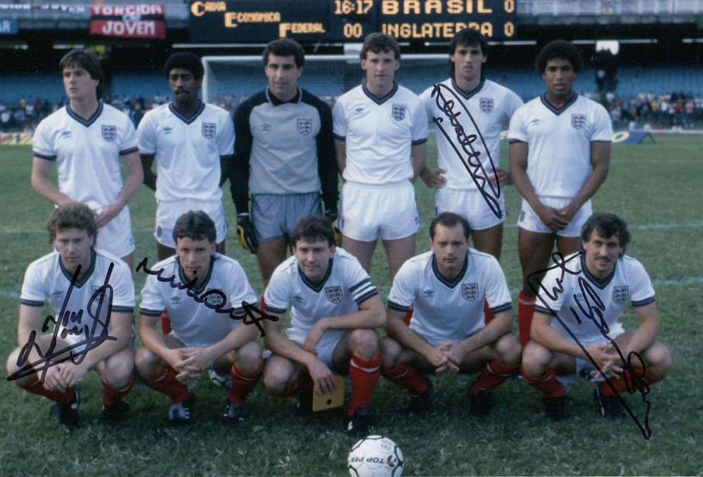 Lot 406: Autographed England 12 X 8 Photo: Col, Depicting...