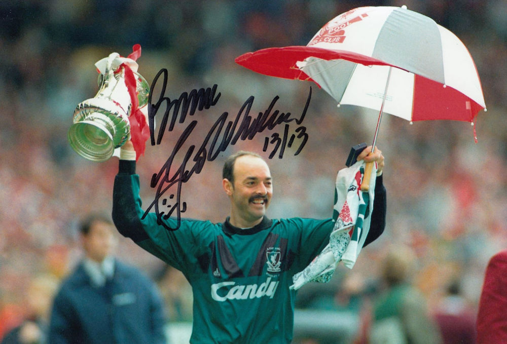 Lot 411: Autographed Bruce Grobbelaar 12 X 8 Photo: Col,...