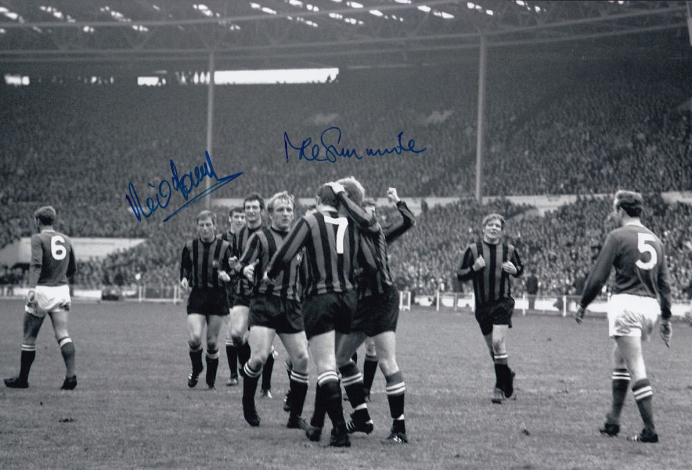 Lot 413: Autographed Manchester City 12 X 8 Photo: B/W,...