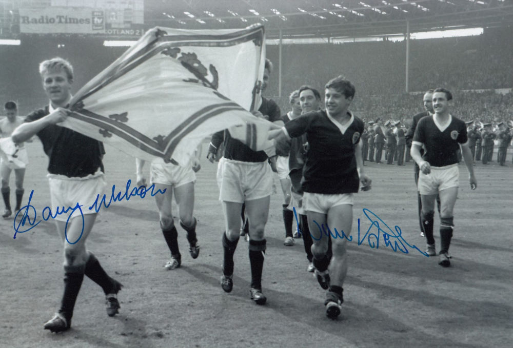 Lot 424: Autographed Rangers 12 X 8 Photo: B/W, Depicting...