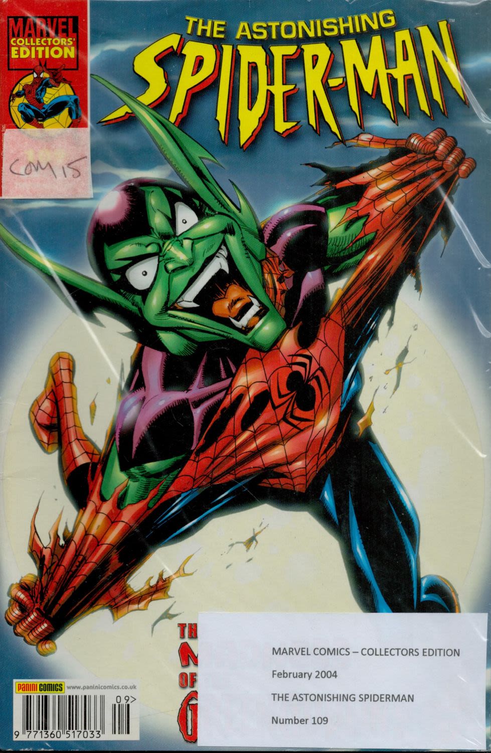 Lot 430: Marvel Comic The Astonishing Spiderman Collector's edition February...
