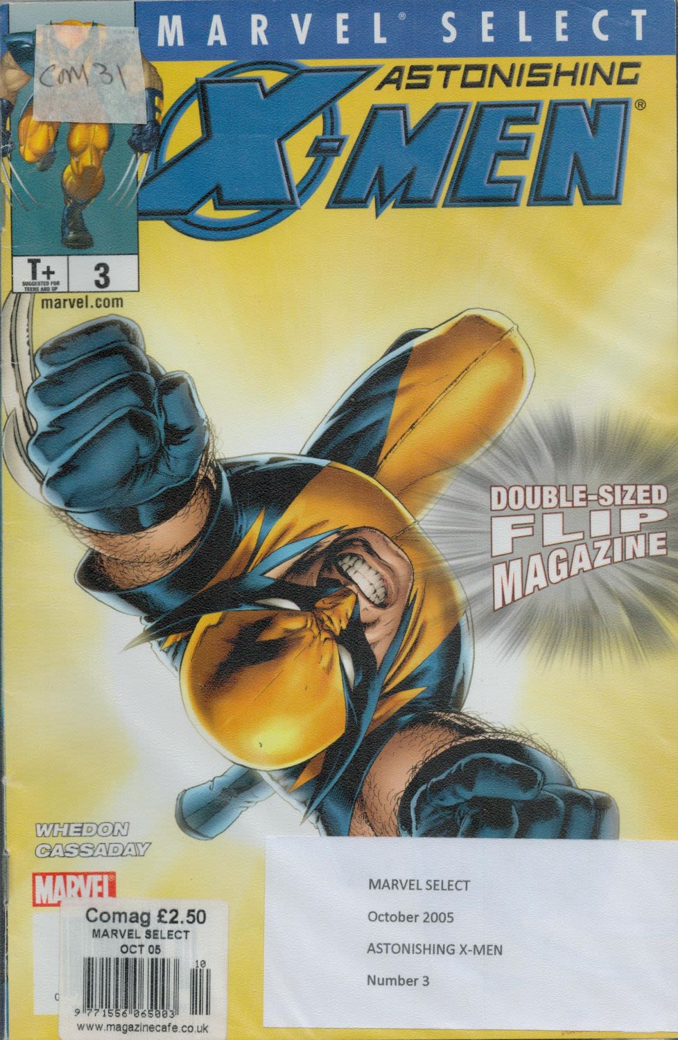Lot 437: Marvel Select Comic Astonishing X-Men October 2005 Number...