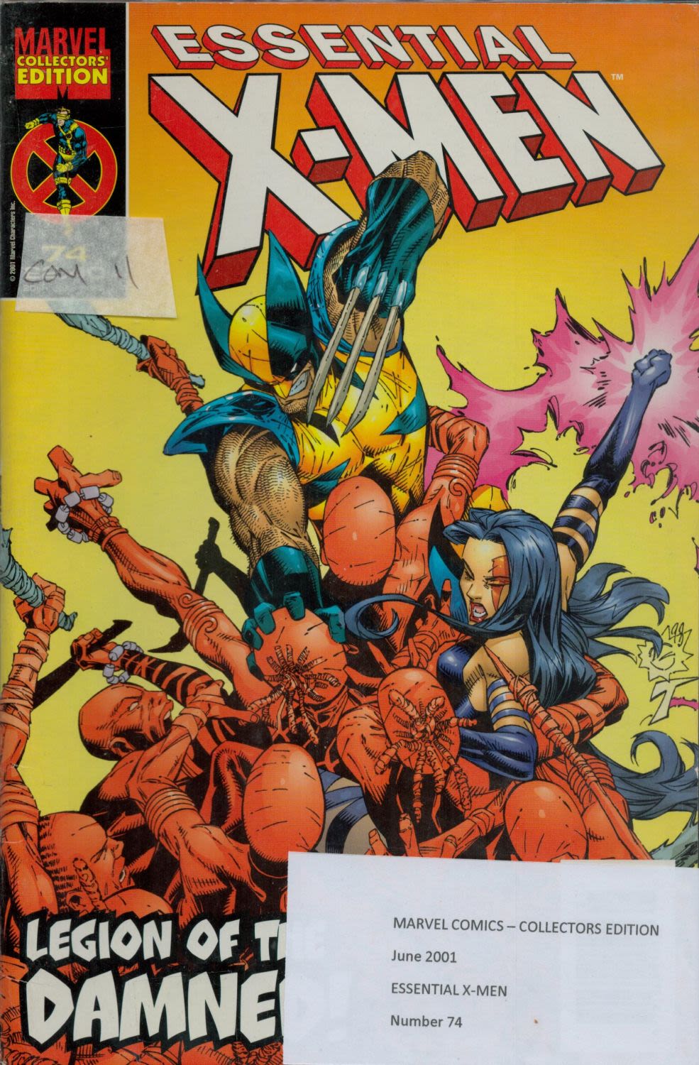 Lot 441: Marvel Comic Essential X-Men Collector's Edition June 2001...