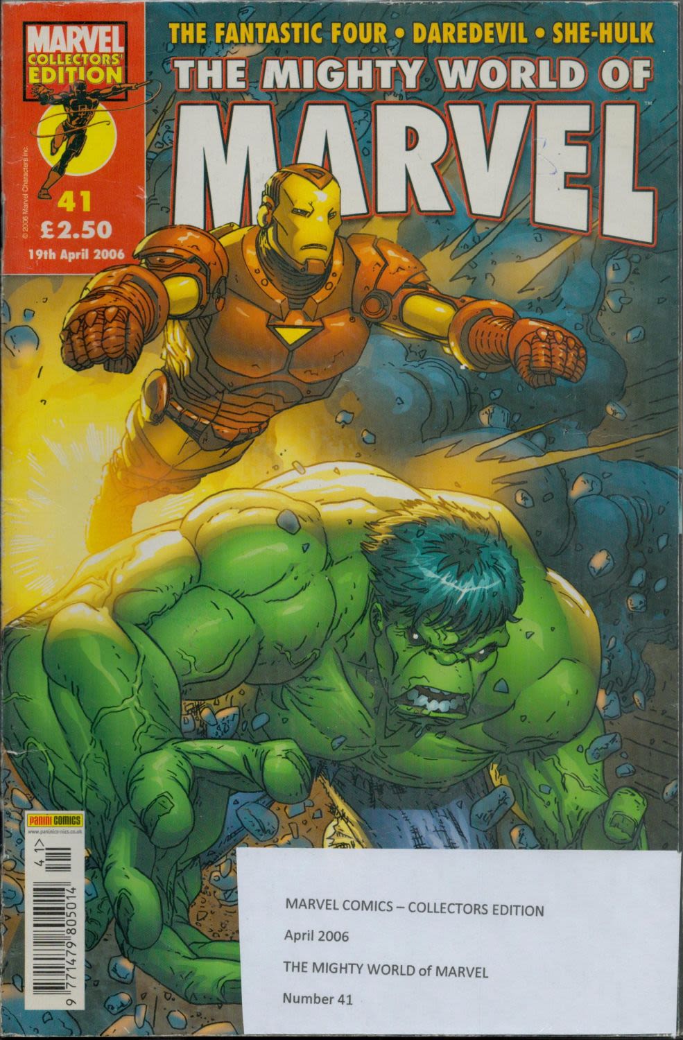 Lot 445: Marvel Comic The Mighty World of Marvel Collector's...