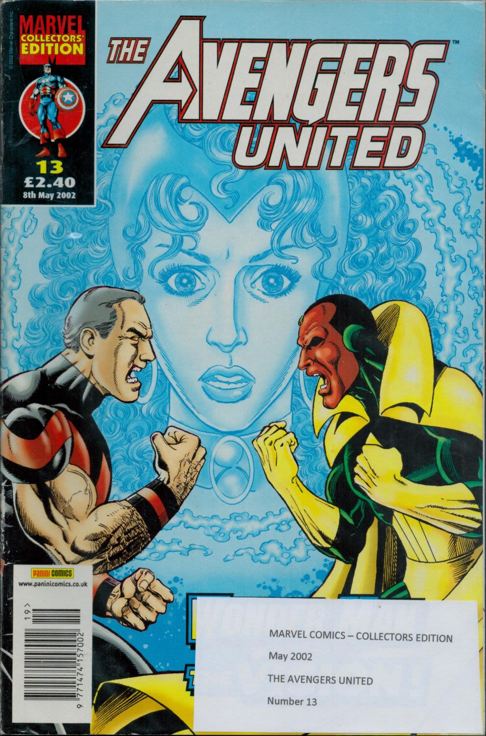 Lot 451: Marvel Comic The Avengers United collector's edition May...