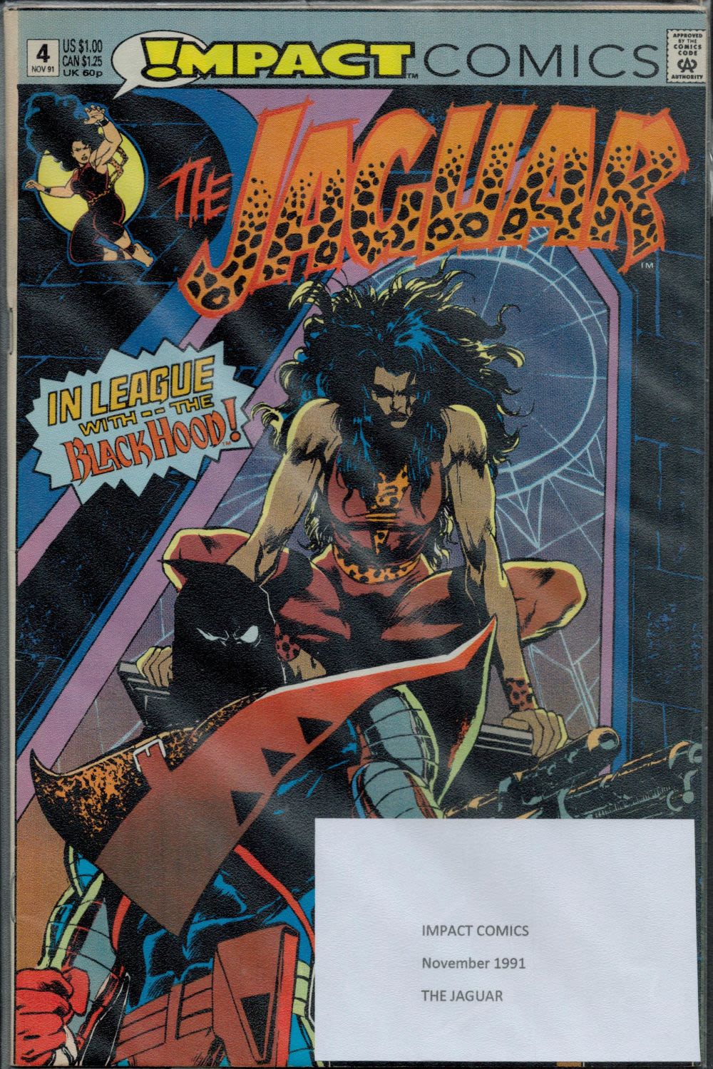 Lot 468: Impact Comics The Jaguar November 1991. Good Condition....