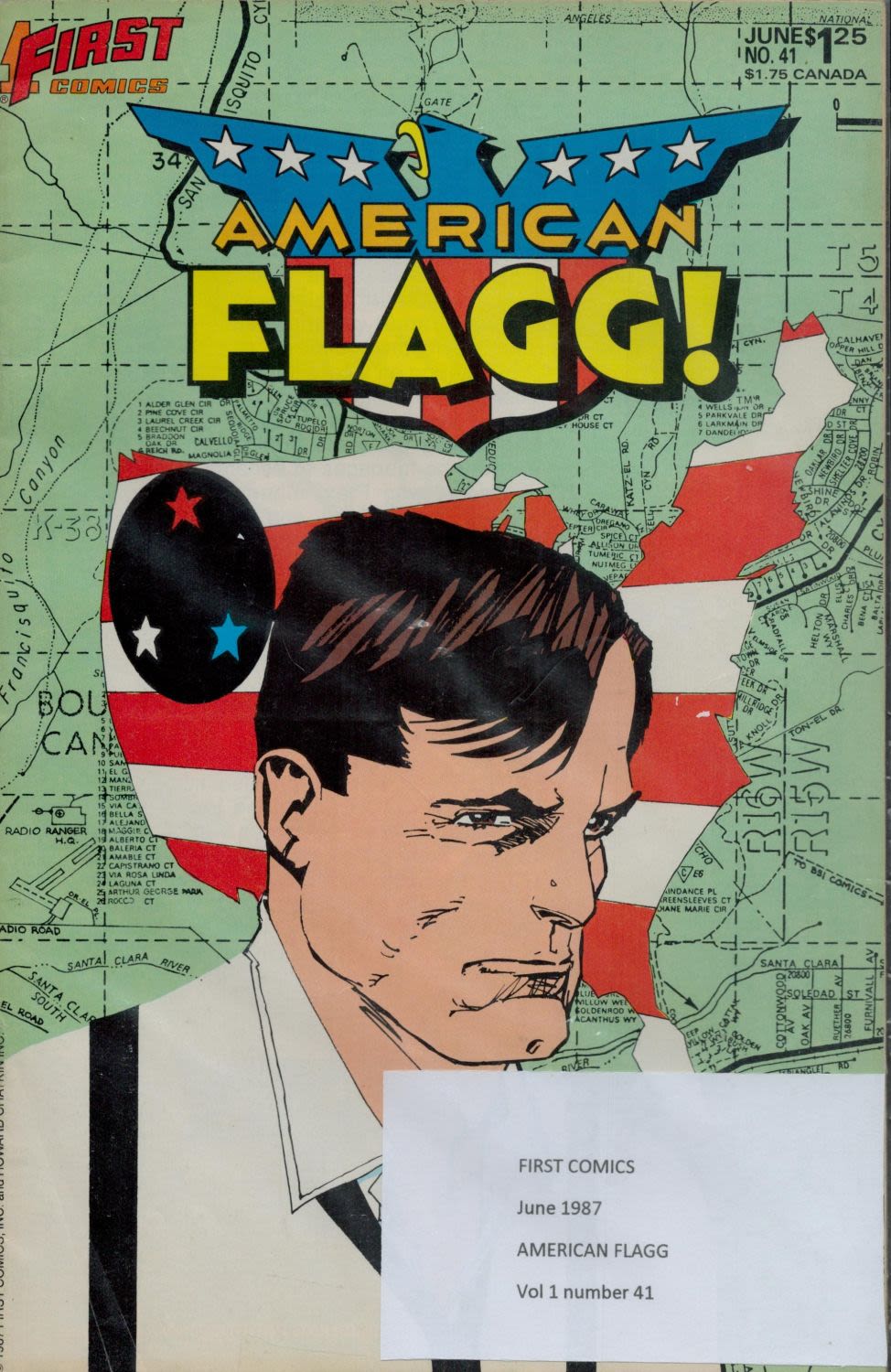 Lot 471: First Comics American Flagg June 1987 Volume 1...