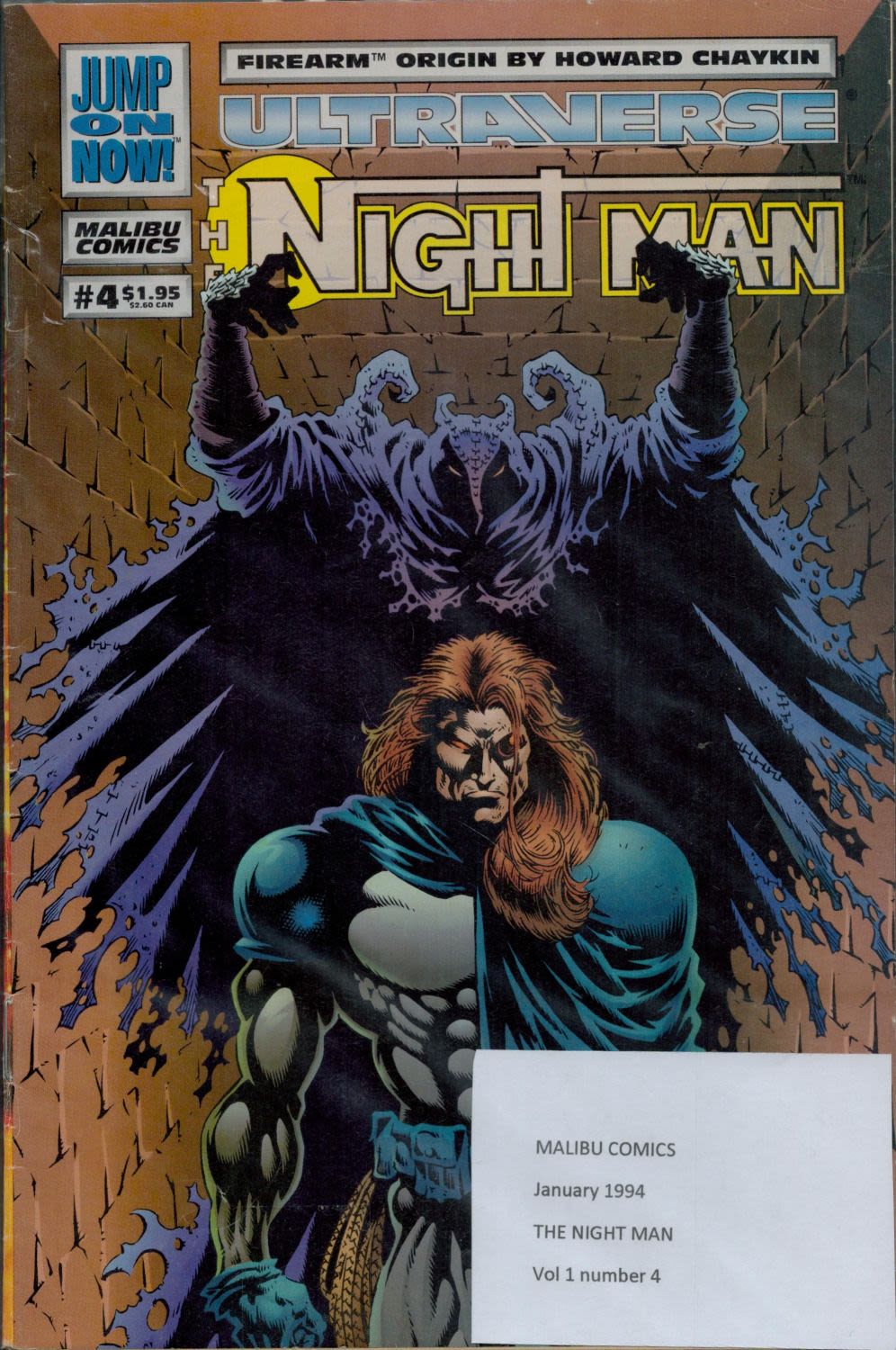 Lot 473: Malibu Comics The Night Man January 1994 Volume...