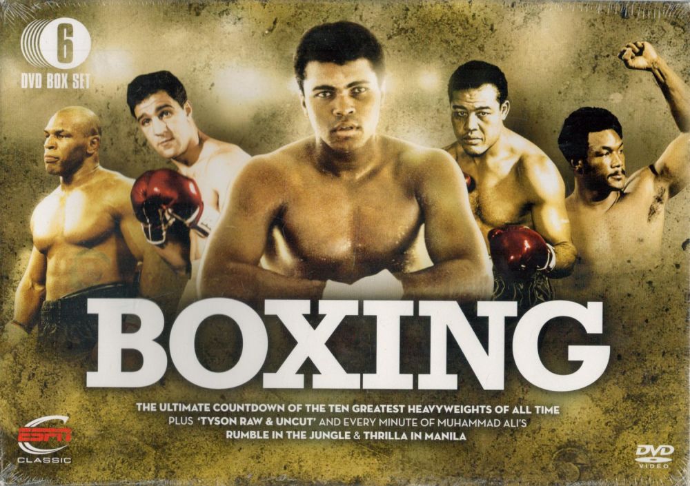 Lot 488: Boxing DVD Collection of 6 discs The Ultimate...