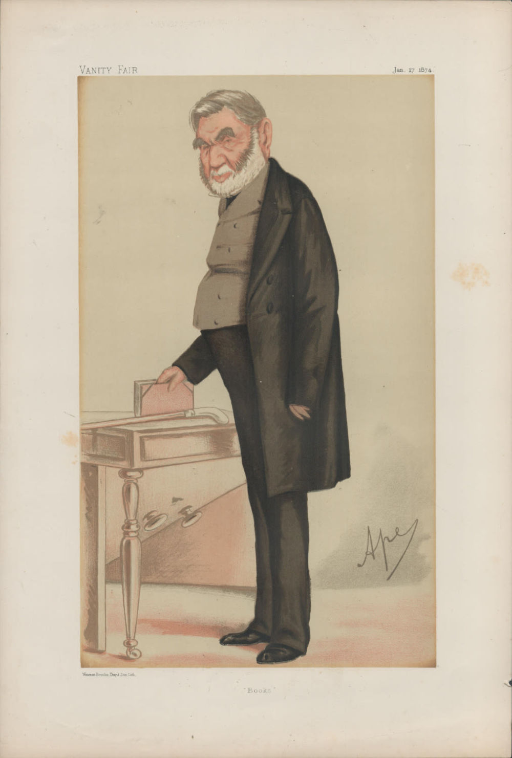 Lot 504: Vanity Fair Print. Titled Books. Subject Sir A...