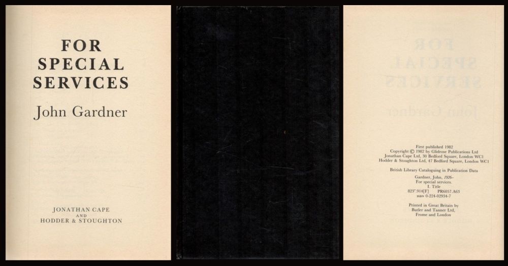 Lot 5: John Gardner For Special Services. A James Bond...