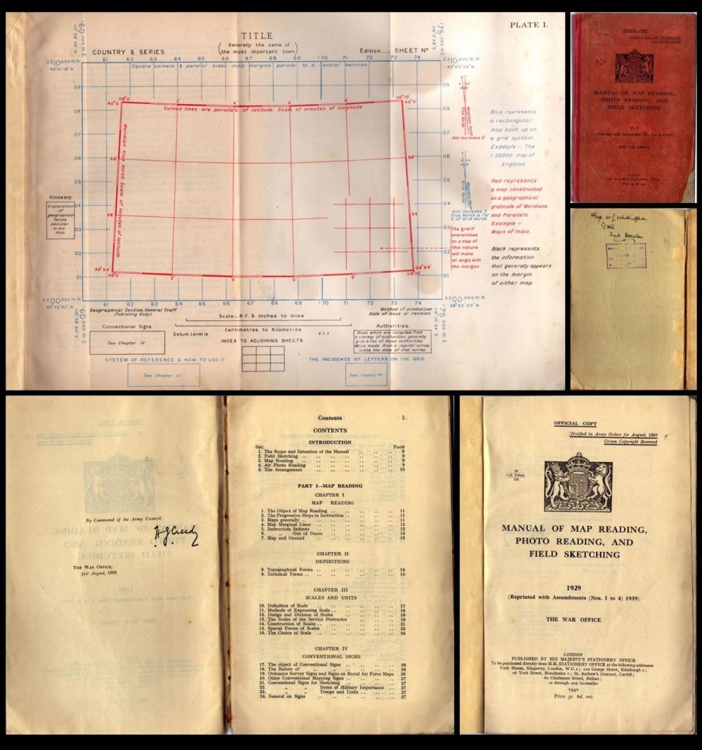 Lot 67: Manual of Map Reading, Photo Reading and Field...