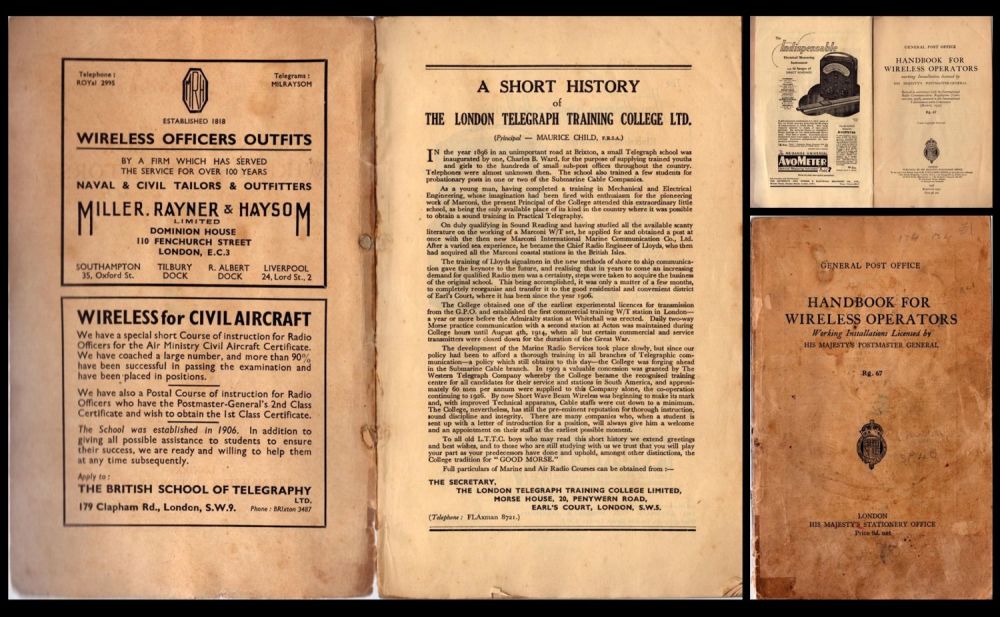 Lot 72: General Post Office Handbook for Wireless Operators. Licensed...
