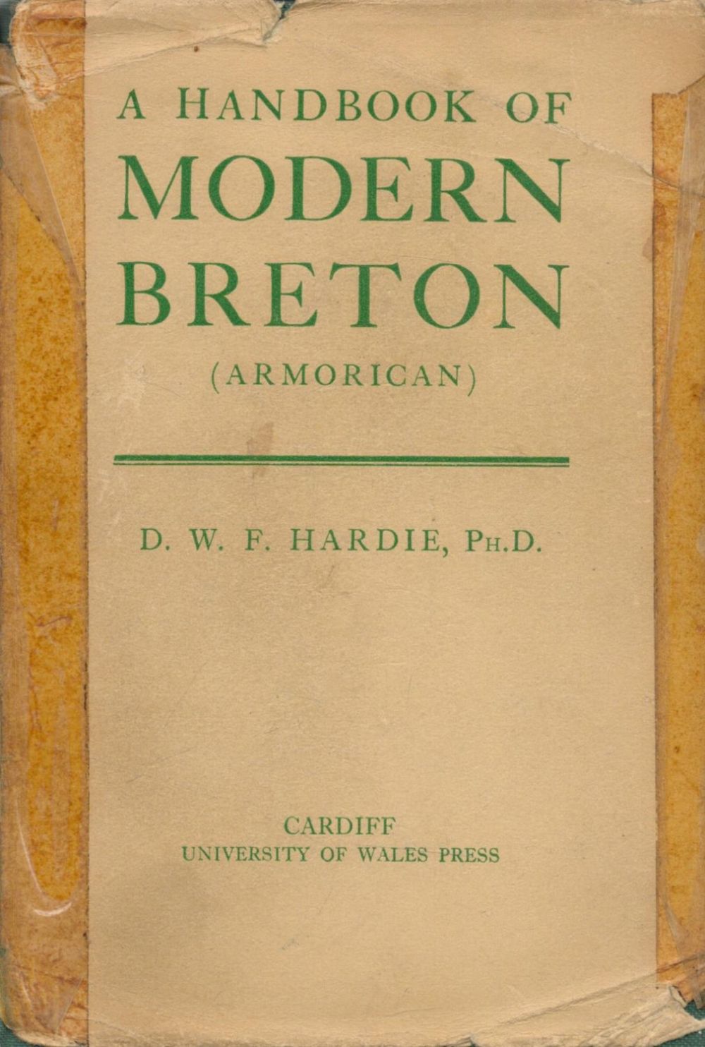 Lot 592: A Handbook of Modern Breton (Armorican). By D.W.F....
