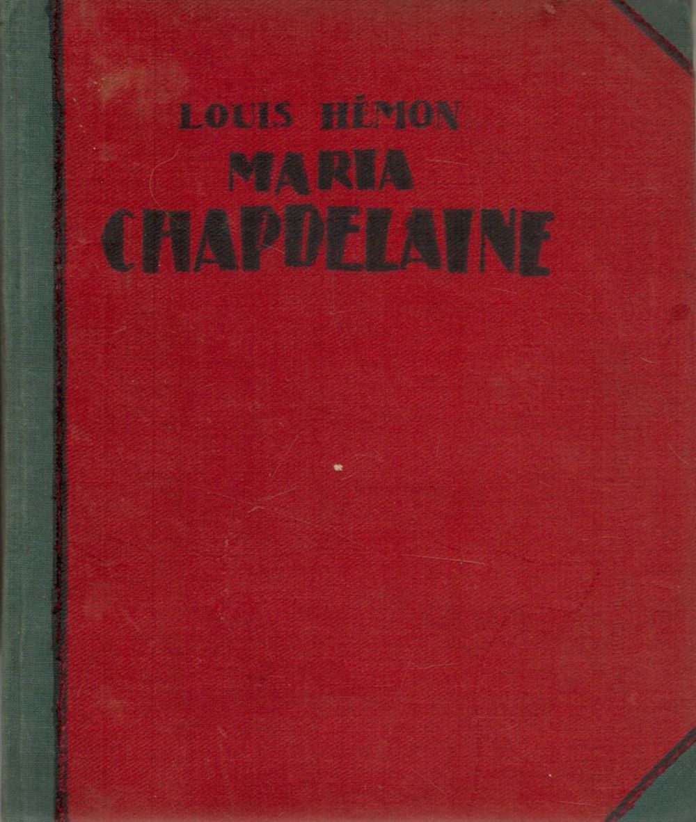 Lot 593: Louis Hémon Maria Chapdelaine Récit du Canada Français....