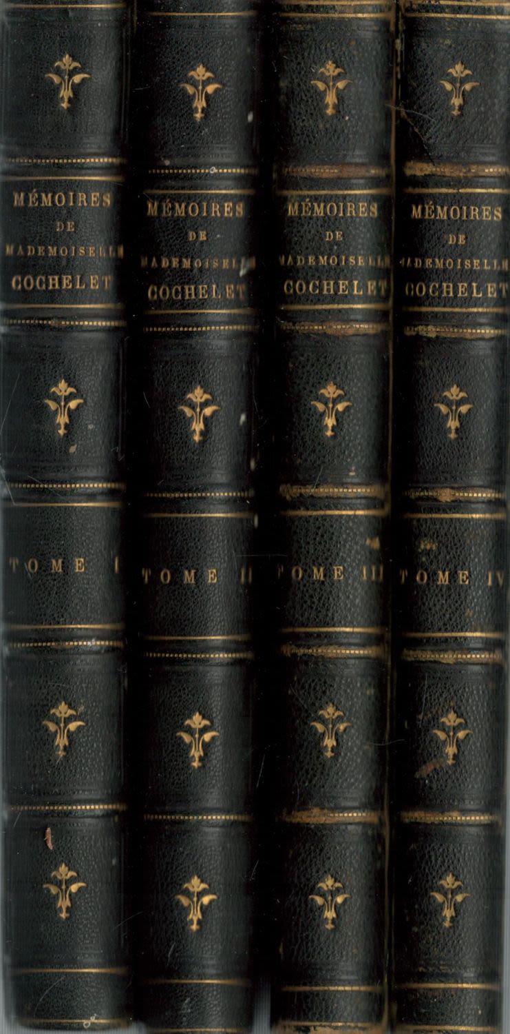 Lot 596: Four volumes in quarter leather bindings and marbled...