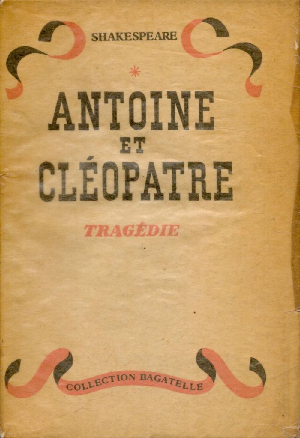 Lot 622: Antoine et Cléopatre. Shakespeare. Tragédie. Illustration de Jean...