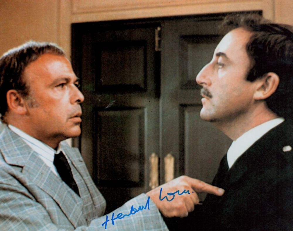 Lot 168: Herbert Lom Signed 10x8 inch Colour Photo. Signed...