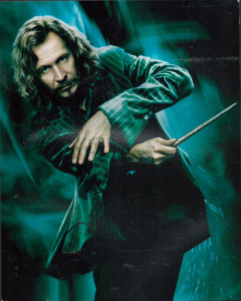 Lot 179: Gary Oldman signed Harry Potter 10x8 inches colour...