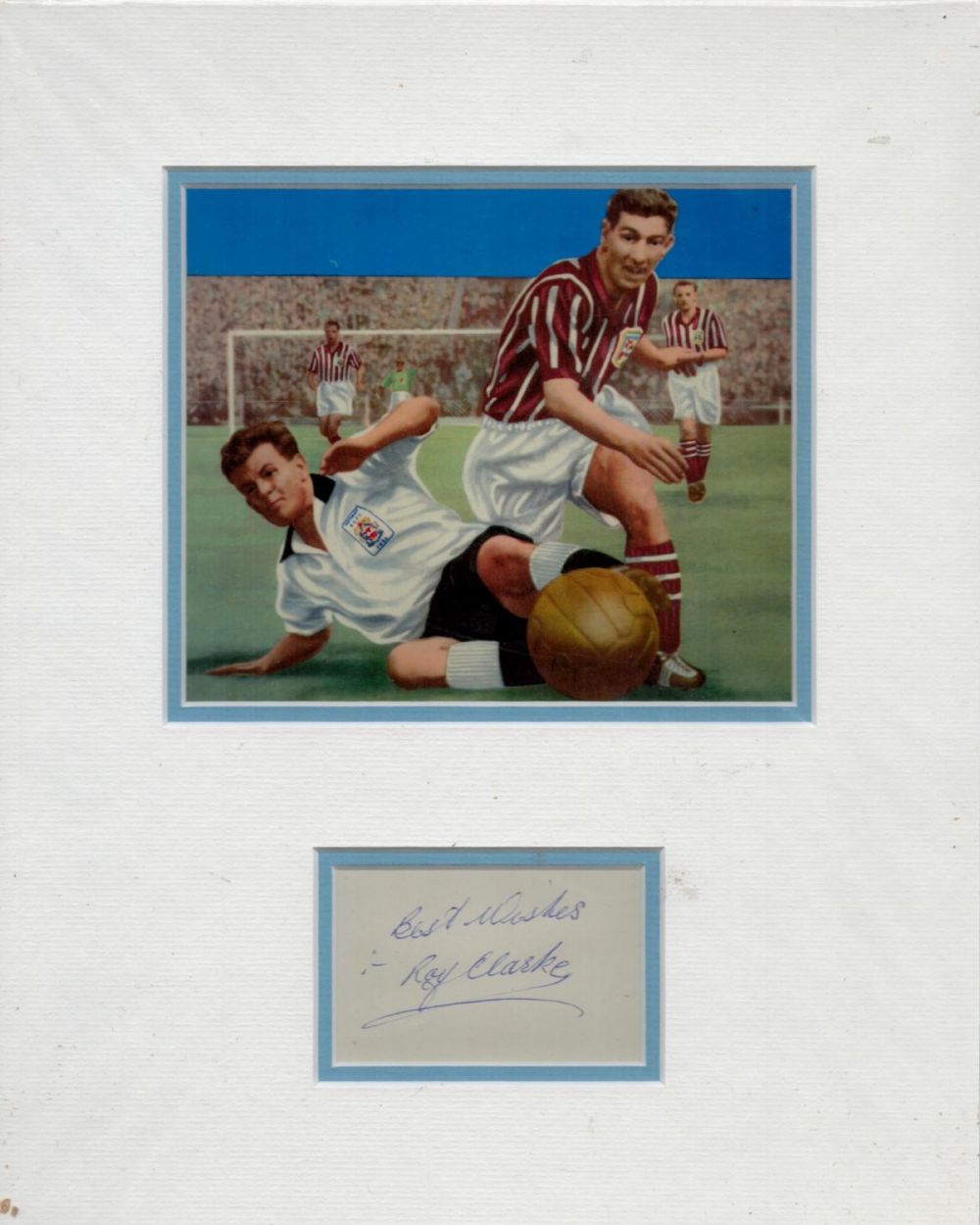 Lot 267: Roy Clarke (1925-2006) Signed Page With 10x13 Mounted...