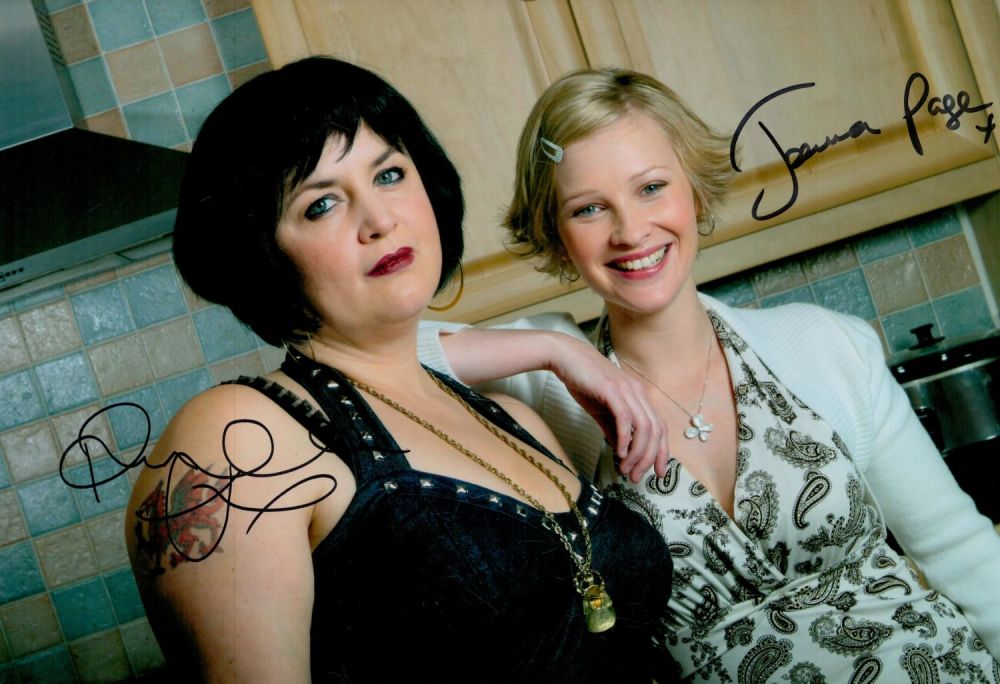 Lot 299: Ruth Jones and Joanna Page signed Gavin and...