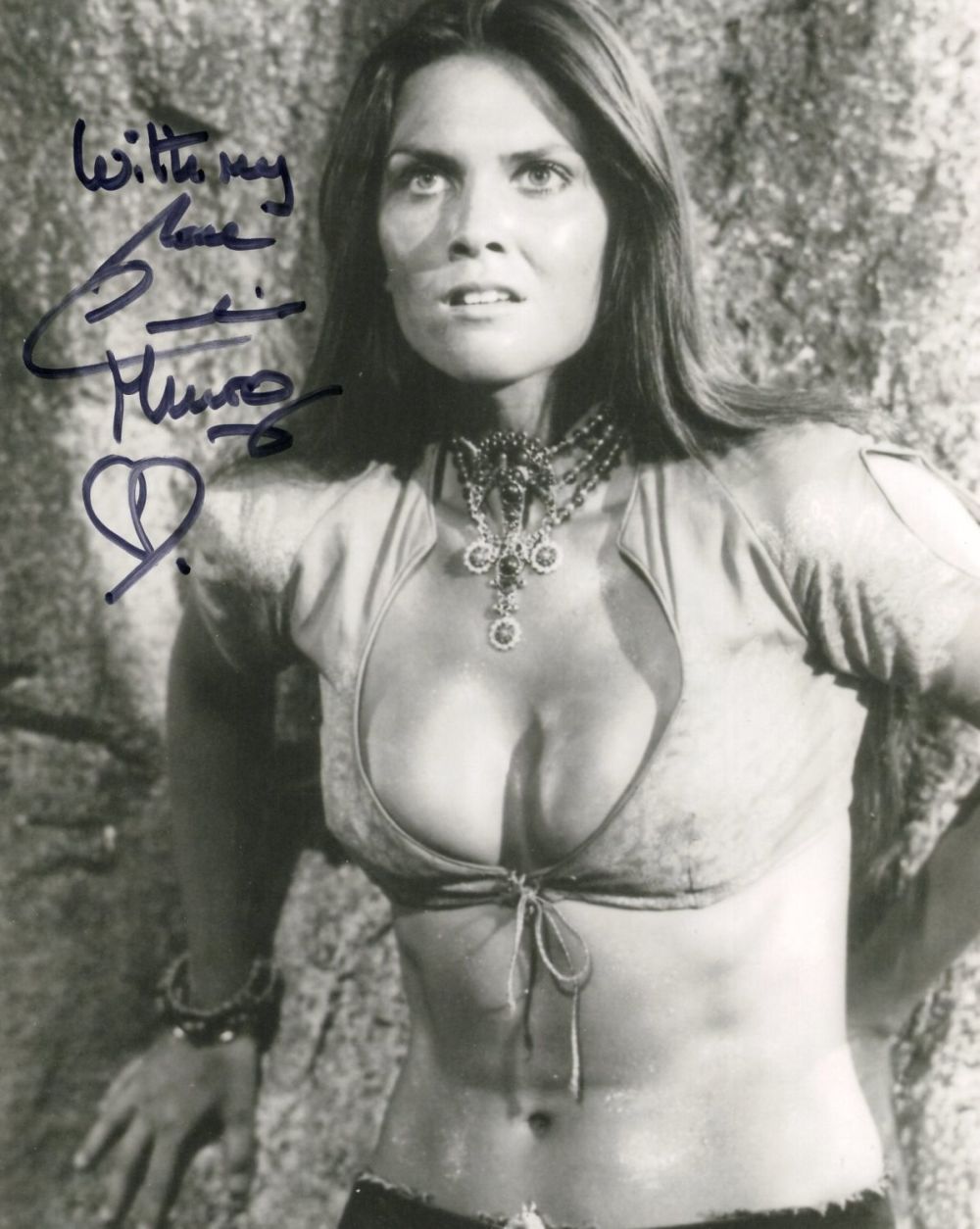 Lot 611: 007 Bond actress Caroline Munro signed The Golden...