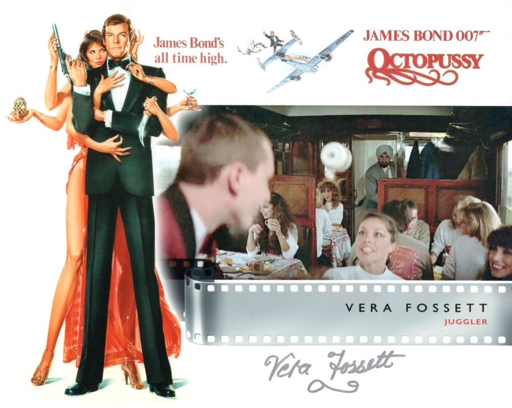 Lot 681: 007 James Bond movie Octopussy 8x10 photo signed...