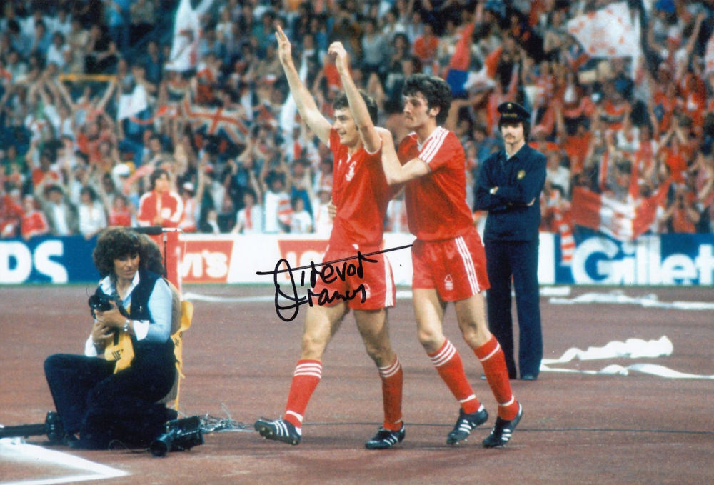Lot 819: Autographed TREVOR FRANCIS 12 x 8 photo :...