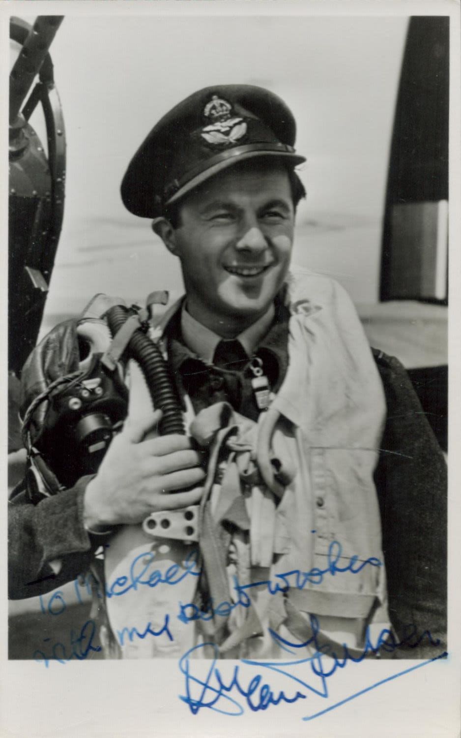 Lot 51: Bryan Forbes, a signed and dedicated 5.5x3.5 photo....